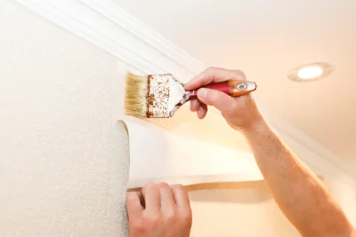 Pose de papier peint à Héry — revêtements muraux et toiles de verre